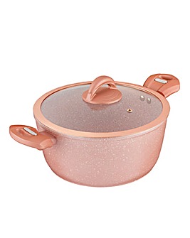Tower 24cm Forged Casserole Pan Rose Edition