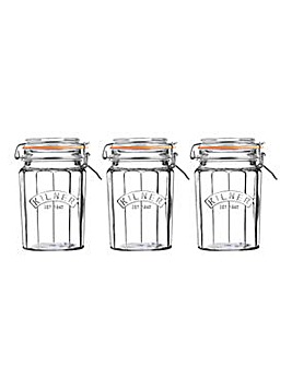 Kilner Cliptop Jar Set of 3