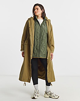 Neutral Premium Adjustable Waist 3 in 1 Parka & Gilet