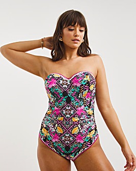 Figleaves Frida Underwired Bandeau Swimsuit