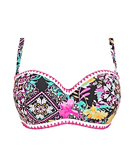 Figleaves Frida Underwired Bandeau Bikini Top