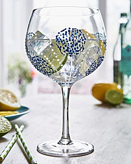 Painted Copa Glass