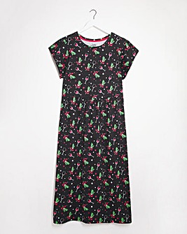 Pretty Secrets Value Mistletoe Maxi Nightie Length: 50 Inches