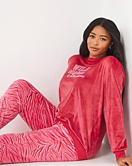 Pretty Secrets Zebra Fleece Pyjamas