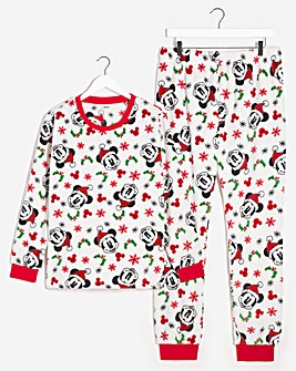Mickey Mouse Womens Family Fleece Pyjamas