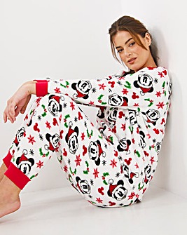 Mickey Mouse Womens Family Fleece Pyjamas
