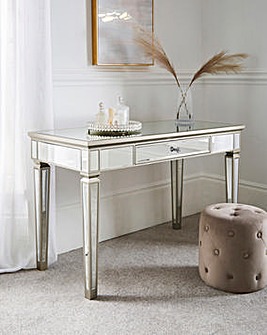 Isabella Assembled Mirrored Dressing Table