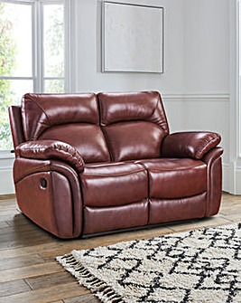Warwick Luxury Leather 2 Seater Recliner Sofa