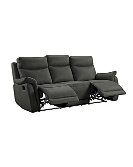 Falmouth Leather 3 Seater Recliner Sofa