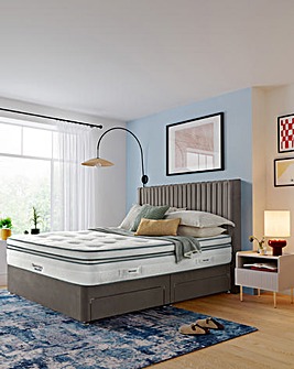 Silentnight 3000 Pocket Gel Box Top Divan Set with 4 Drawers