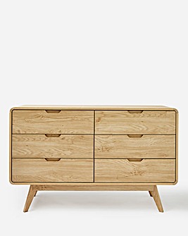 Oslo 6 Drawer Wide Chest