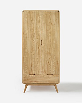 Oslo 2 Door 1 Drawer Wardrobe