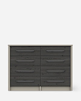 Lugo Assembled 5 Drawer Wide Chest