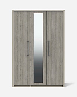 Tampa 3 Door Wardrobe with Mirror