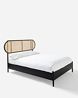 Aulia Rattan Bed Frame with Memory Mattress