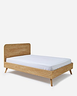 Oslo Wooden Bed Frame with Quilted Mattress