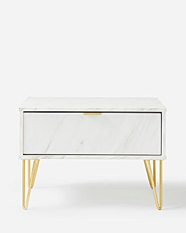 Monaco Assembled 1 Drawer Side Table
