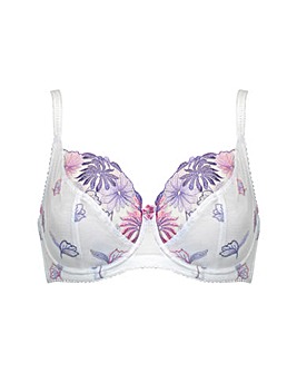 Pour Moi St Tropez Full Cup Wired Bra White/Pink/Purple