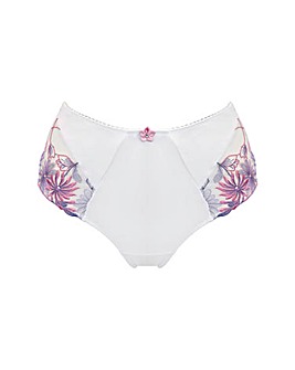 Pour Moi St Tropez High Waist Deep Brief White/Pink/Purple