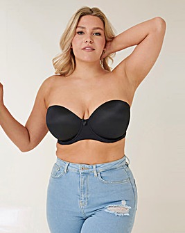 Pour Moi Definitions Lightly Pad Multiway Strapless Wired Bra Black