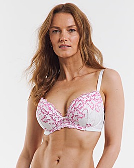 Ann Summers Sexy Lace Planet Brazillian White/Pink