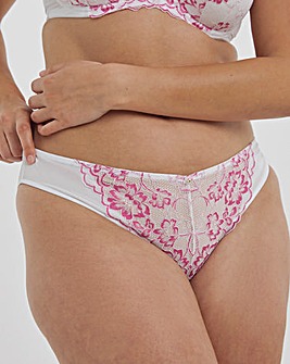 Ann Summers Sexy Lace Planet Brazillian White/Pink