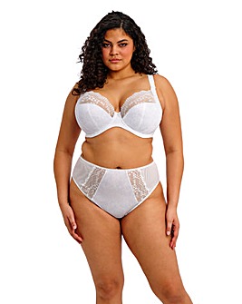 Elomi Lucie High Leg Knicker White