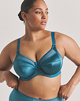 Goddess Keira Full Cup Wired Bra Med Blue