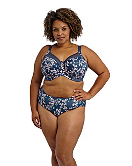 Goddess Kayla Full Cup Wired Bra Teal Blossom