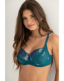 Pour Moi St Tropez Full Cup Wired Bra Forest/Teal