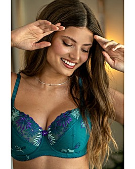 Pour Moi St Tropez Full Cup Wired Bra Forest/Teal