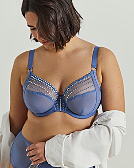 Elomi Matilda Plunge Wired Bra Lunar Blue