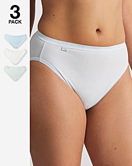 Sloggi (3 Pack) Tai Hi Leg Knickers Mint Multi