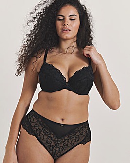 Ann Summers Sexy Lace Planet High Waist Brazillian Black