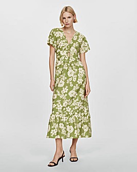 Mango Coloma Floral Maxi Dress