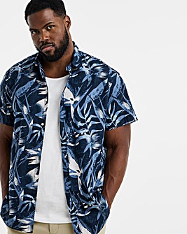 Jack & Jones Honolulu Printed Shirt - Navy