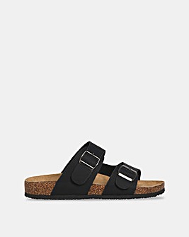 Jack & Jones Malmo Two Strap Sandal - Black