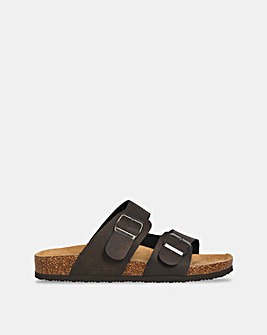 Jack & Jones Malmo Two Strap Sandal - Brown