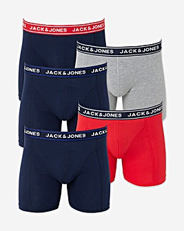 Jack & Jones Hector Logo Trunks 5 Pack - Multi