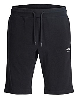 Jack & Jones Gordon Logo Sweat Short - Black