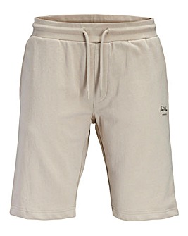 Jack & Jones Gordon Logo Sweat Short - Cream