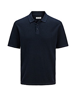 Jack & Jones George Knitted Polo - Navy