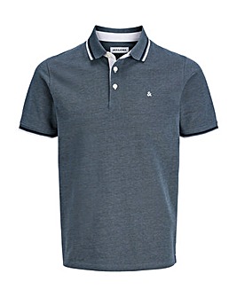 Jack & Jones Paulos Tipped Polo - Dark Blue