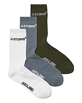 Jack & Jones Soho Tennis Socks 3 Pack - Multi