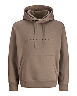 Jack & Jones Star Logo Hoodie - Brown