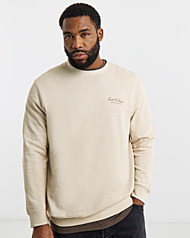 Jack & Jones Archive Logo Sweatshirt - Cream