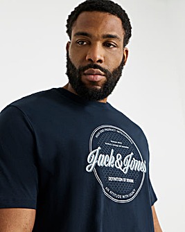 Jack & Jones Dover Logo T-Shirt - Navy