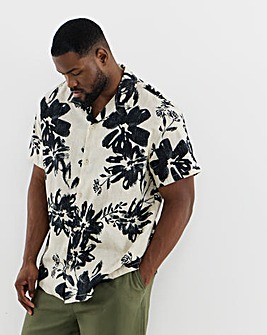 Jack & Jones Premium Venice Printed Shirt - Cream