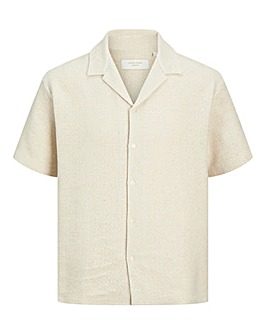 Jack & Jones Montauk Crochet Shirt - Cream
