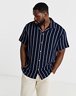 Jack & Jones Coba Stripe Shirt - Navy